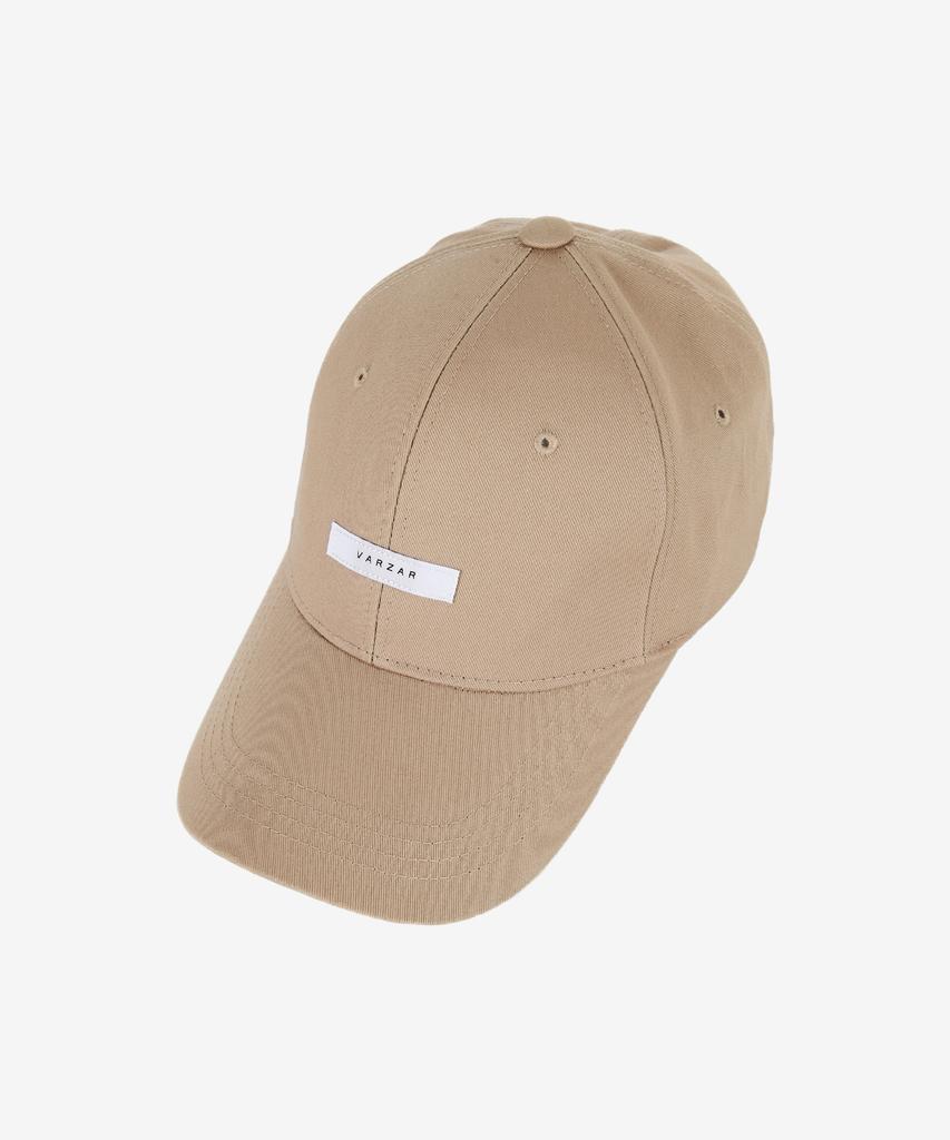 Bajal Solid Label Oversized Ball Cap Beige