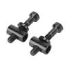 2Pcs RISK Bike Seatpost Screw Titanium Alloy M5x30mm Balance Seat Post Seat Tube Fixing Screw Black