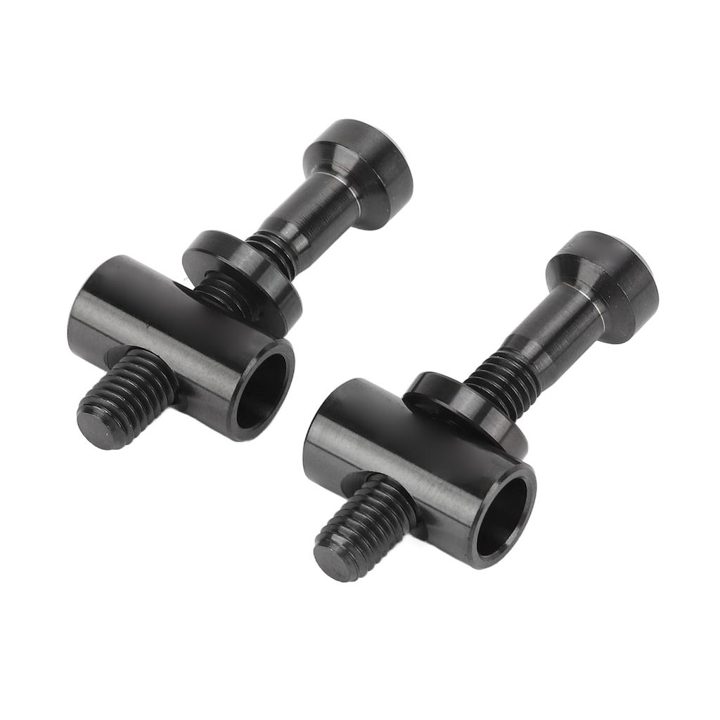 2Pcs RISK Bike Seatpost Screw Titanium Alloy M5x30mm Balance Seat Post Seat Tube Fixing Screw Black