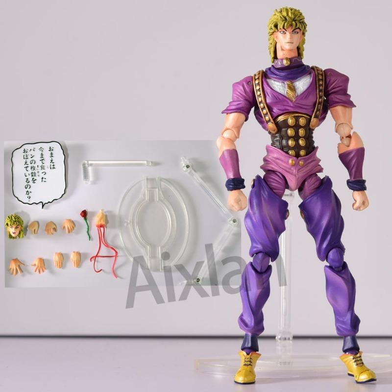 15cm Figure Bizarre Adventure Kujo Jotaro Dio Brando Diavolo Bruno Kishibe Giorno Giovanna Abbacchio Movable Action Figure