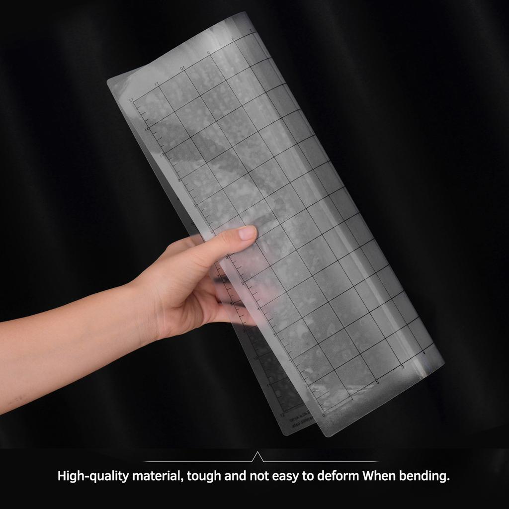 3/5/10 Stück Ersatz Schneidematte Transparent Klebematte mit Messraster 12 x 12 Zoll für Plottermaschine
