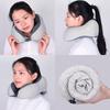 Caspian Wolf U-Shaped Memory Foam Neck Pillow - Portable Magnetic Travel Neck Support for Men & Women