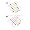 F26C Clay Sculpting Tools Set of 6 Double for Head Handle Wax Pottery Carving Sculpture for DIY Craft Ceramic Polymer Tool