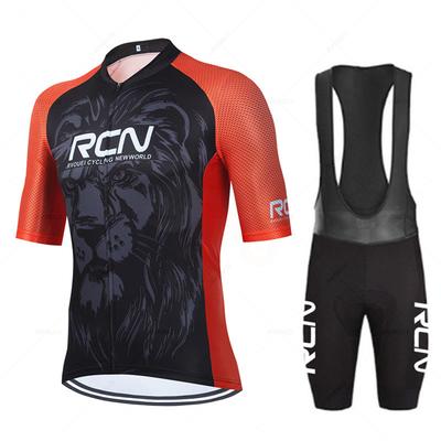 Conjunto Maillot Ciclismo Rcn Ropa Verano Ciclismo Ropa Bici MTB Uniforme Maillot Ropa Ciclismo Traje Bicicleta Ciclismo Hombre