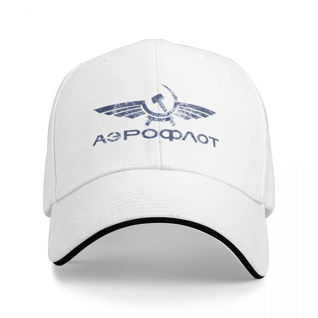 Aeroflot Aviation Russe Pilote Aerospace Aviateur Baseball Caps Snapback Baseball Hats Breathable Casual Casquette for Unisex