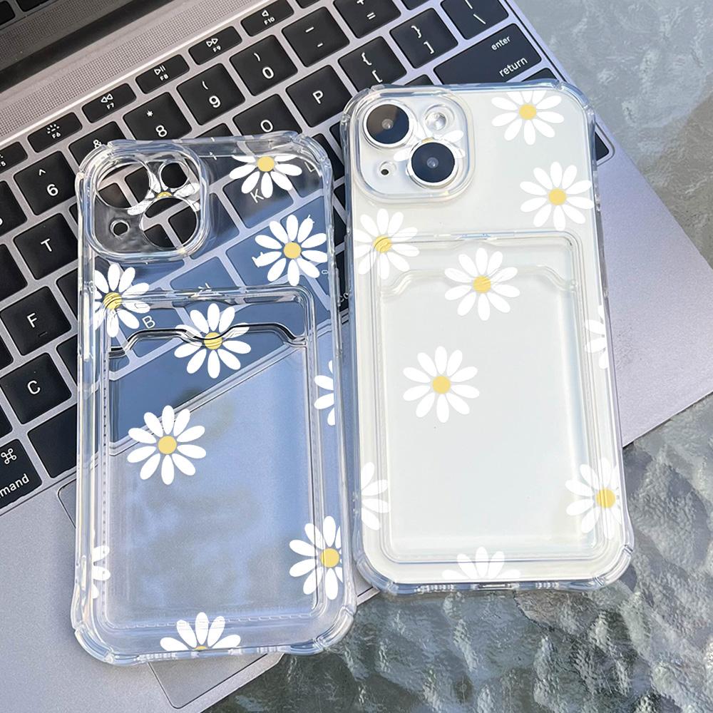 Card Phone Case for iPhone 11 13 XR 15 14 Pro Max iPhone 12 16 7 8 Plus XS Max Samsung S24 S23 A15 A55 A05 A54 Redmi 12 13C 13 9 Cartoon Protection