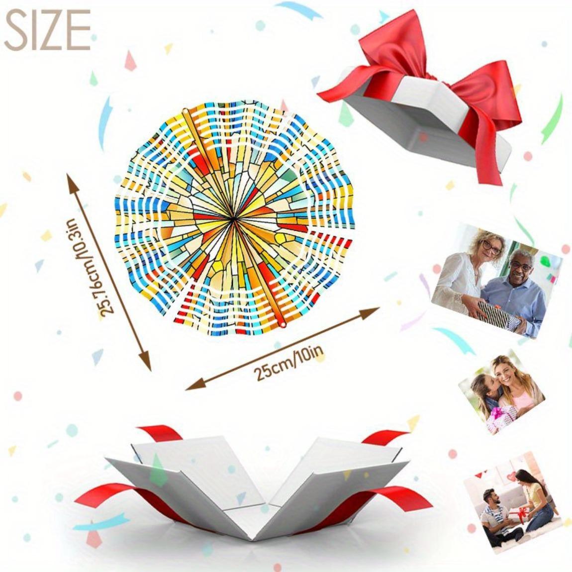 

Многоцветный пэчворк ажурный мандала ветряк - 3D металлический декор для сада и патио, ручная работа, подвесное украшение для дома 01A