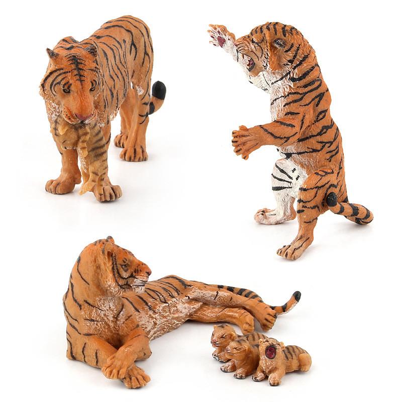High Quality Pvc Jungle Tiger Animal Model Perfect For Kids Educational Playtime