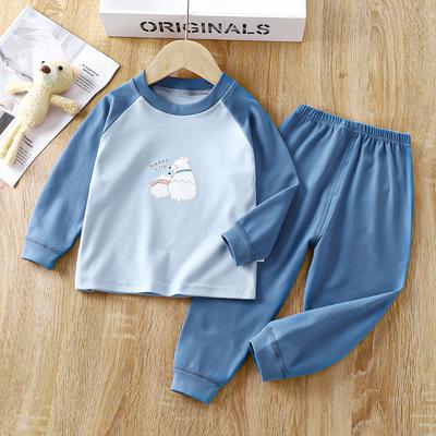 Children's Cotton  Clothes And Long Johns Underwear Set Home Clothes For Boys And Girls Children's Clothing Pajamas