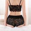 6 Stück Spitze Sexy Blumenunterwäsche Damen Transparente Höschen Low-Rise Stickerei Briefs Boxer