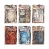 10 Stück Vintage Rosttextur Große Hintergrundaufkleber Retro Ästhetik Für Scrapbooking Journal Planer Basteln
