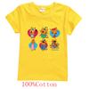 New Cartoon Kid-e-cats T Shirt Kids Three Kitten Russian Print Clothes Boys Summer Short Sleeve T-shirts Baby Girls Fashion Tops