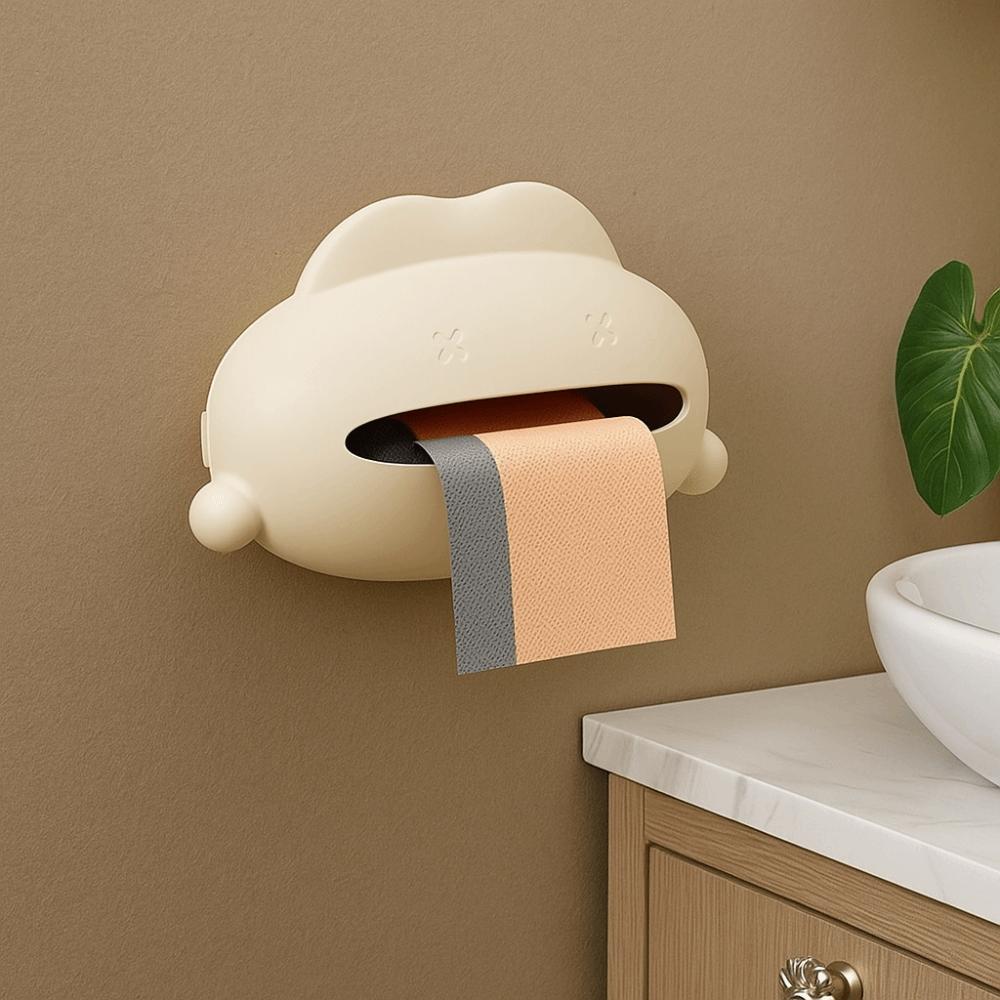 Plastic Garbage Bag Storage Box Wall Mounted Storage Holder Cleaning Bag Sorting Box  Bathroom
