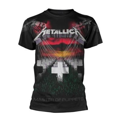Metallica Camiseta unissex com fantoches adultos desbotados