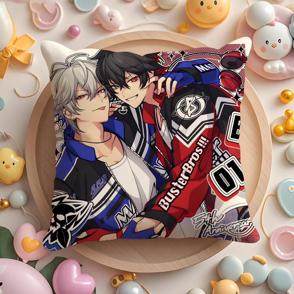 H-Hypnosis Mic cartoon Cushion Cover Home & Car Multi-Scene Pillow Cover - Reversible, Soft & Durable for Daily Use