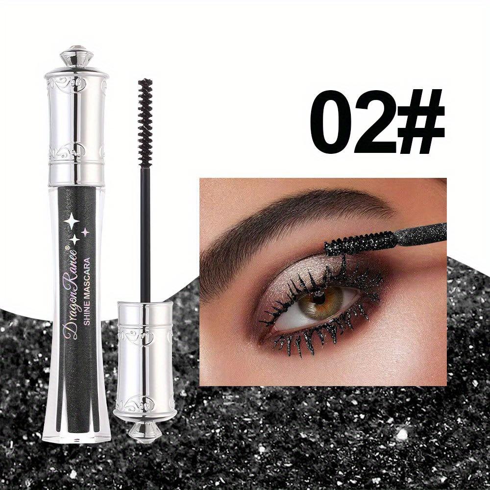 Glitter Flash Mascara Shimmering Diamond Sparkle Mascara,Waterproof,Smudge-Proof, Long Lasting Volumizing Eye Makeup