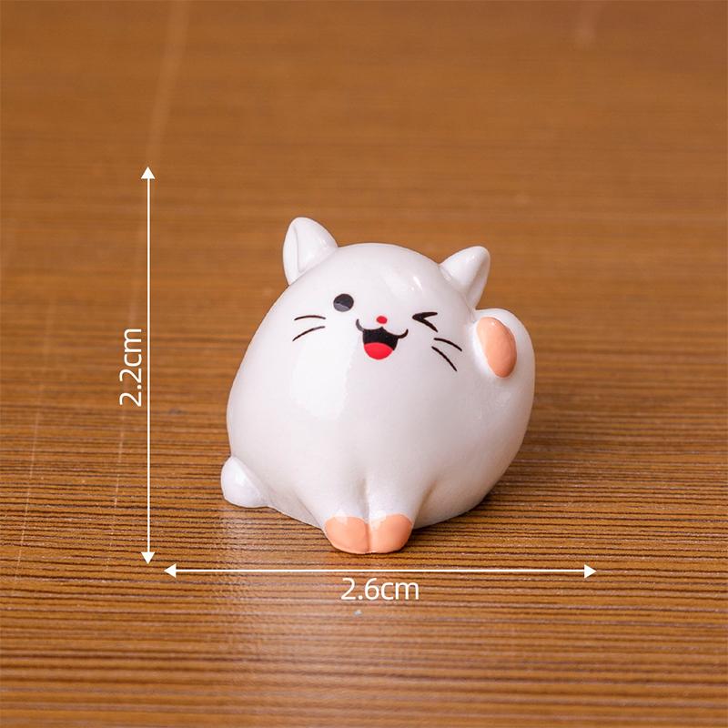 Cartoon Hamster Mikrolandschaft Ornamente Miniaturfiguren DIY Heimdekoration Autoinnenraum Schreibtischzubehör Geschenke