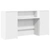 VidaXL Reception Desk White 200x50x103.5 Cm Engineered Wood, Reception Counter, Salon Reception, Counter of 3324214