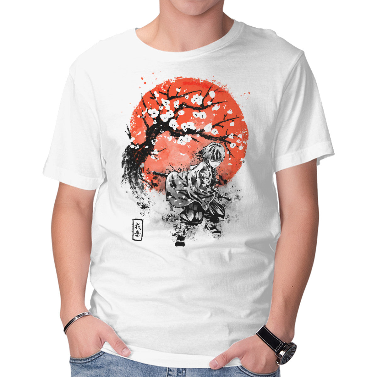 Unisex Crew Neck T-Shirt Thunder Ink Graphic Short Sleeve Casual Tee S