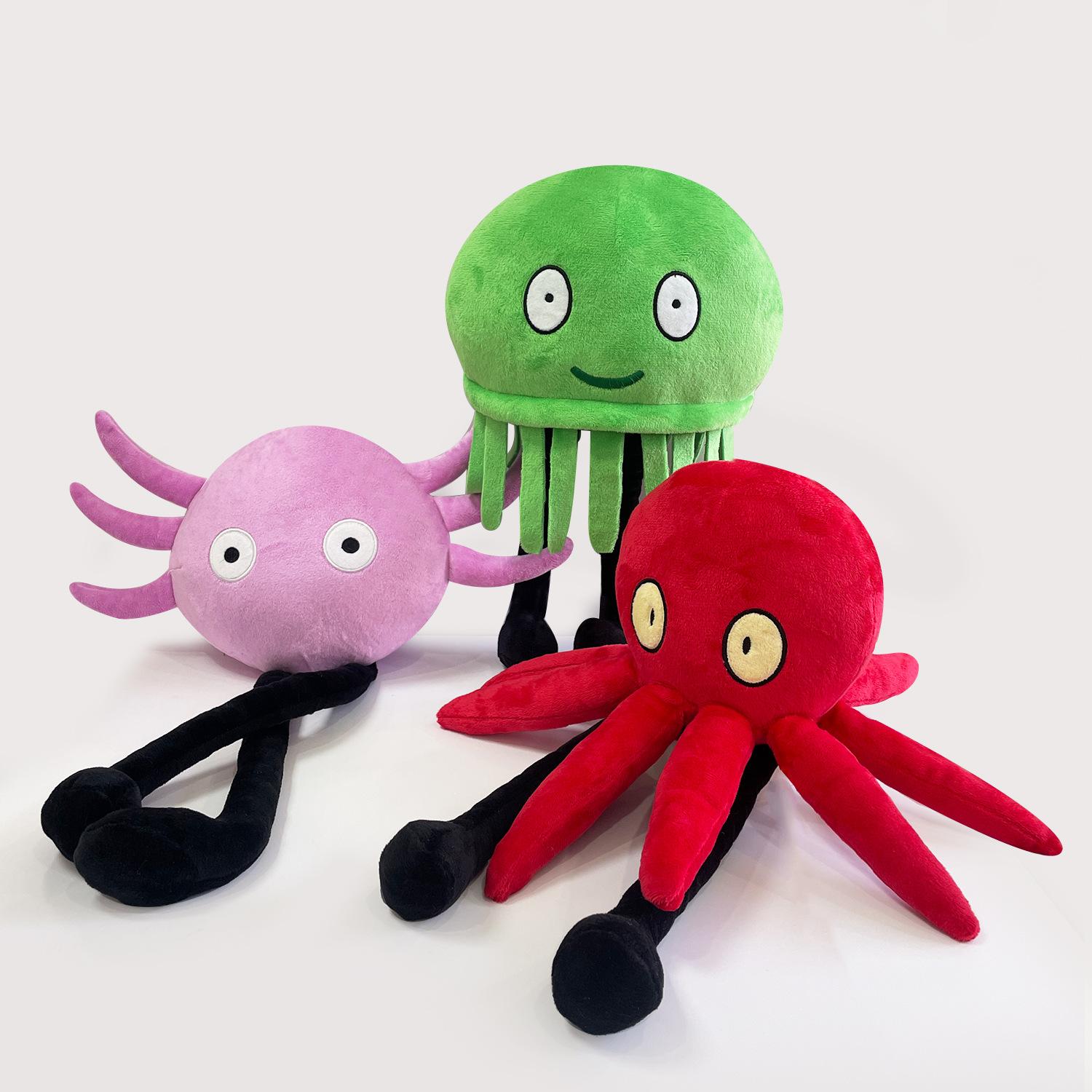 Wucifang Bags Unisex Kinitopet Plush Toys Adorable Stuffed Animals Dolls Best Collections For Fans Home Decor Festival Gifts