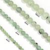 1 Strand 4/6/8/10mm Prehnite Stone Beads Green Color Natural Stone Beads Loose Beads For Jewelry Making DIY Bracelet Necklace