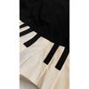 Retro black and white piano new sense art skirt summer new small versatile short skirt