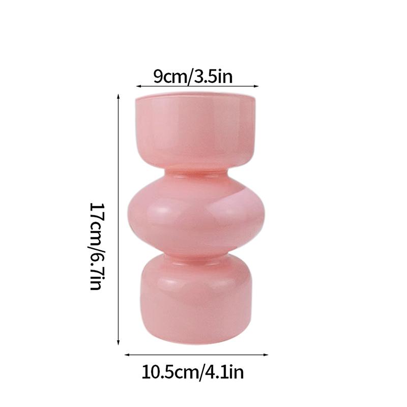 Ins Flower Glass Vase Creative Hydroponic Terrarium Plant Glass Vases Flower Pot Flower Arrangement Container Home Decoration