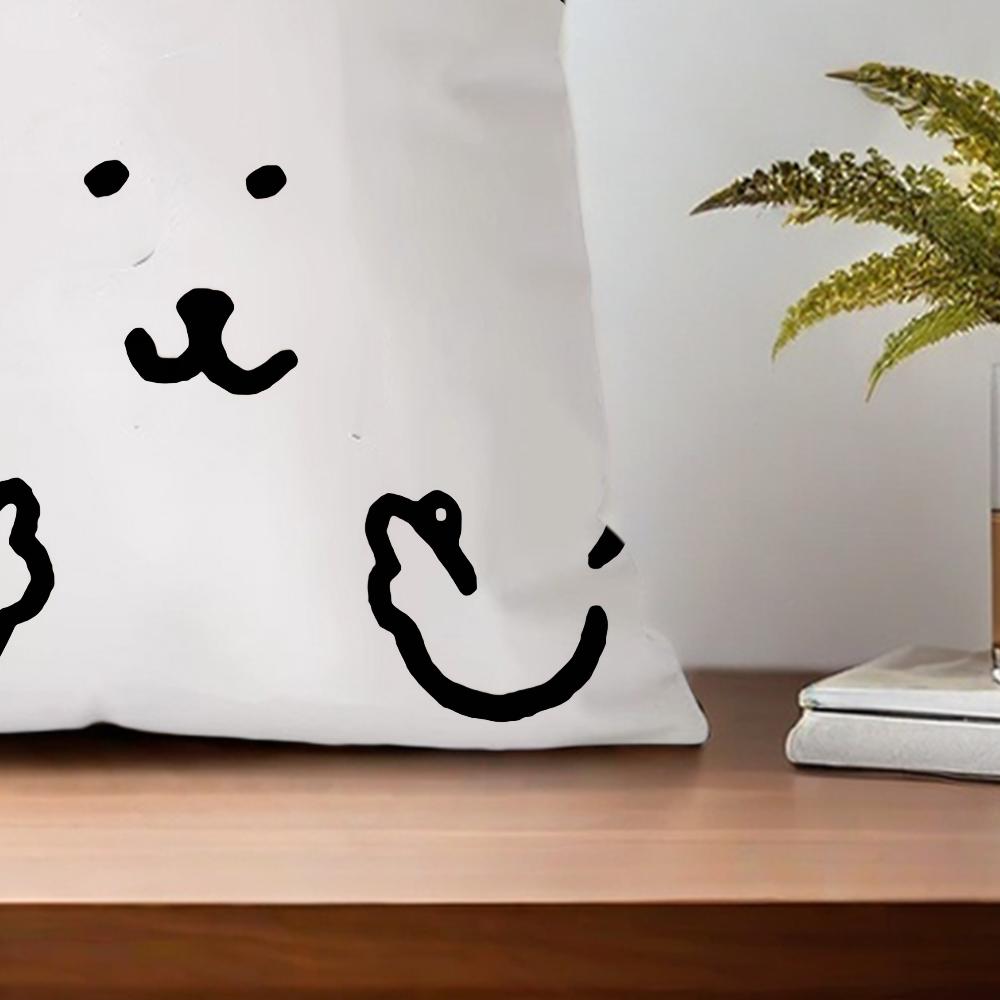 Japan Cute J-Joke B-Bear Christmas cushion cover For Bedroom Car Coffee Shop Room and Living Room Sofa Decorative PillowCover