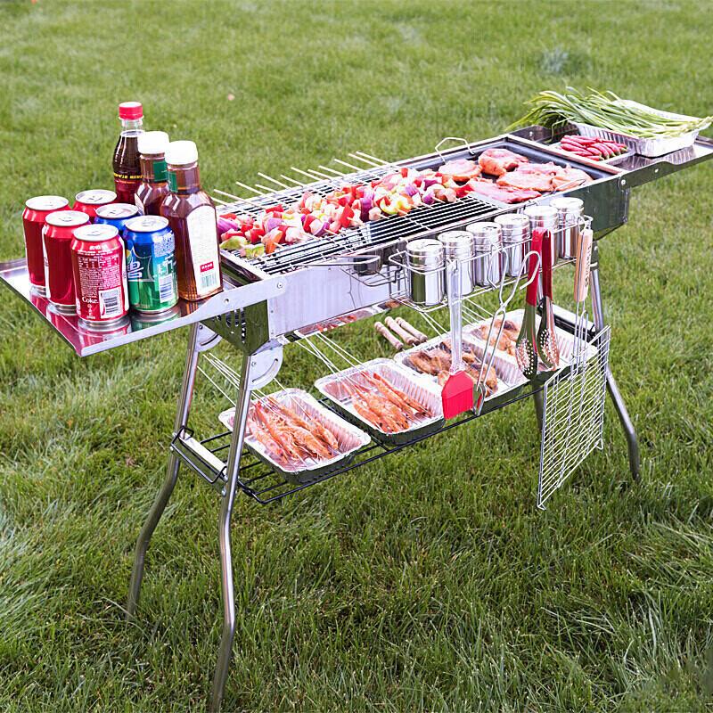 Shangkaojia Stainless Steel Outdoor BBQ Accessory Set