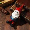 Handmade Realistic Figurine Crafts Halloween Voorhees Resin Figurine, Cute Horror Hockey Mask Gnome Statue Scary Masked Gnomes with Knife, Distressed
