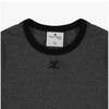 Courage 324jtS017 JS0166 B115 Logo ContraSt Women S Short Sleeve Tee