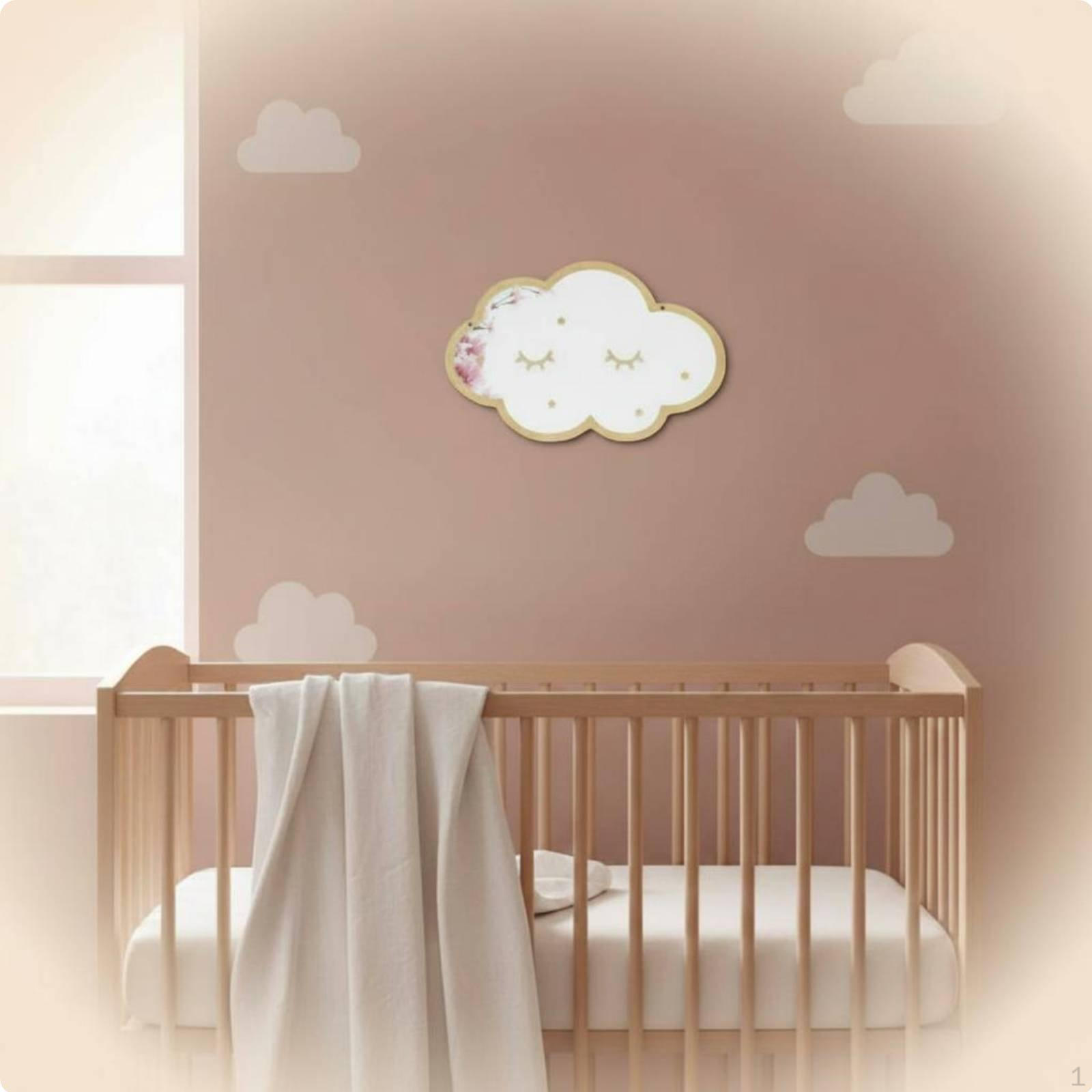 Nordic Style Hanging Mirror Shatterproof Acrylic Lightweight House Decoration for Kids,