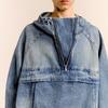 CROQUIS Men's Oversize Long Sleeve Hooded Shirt