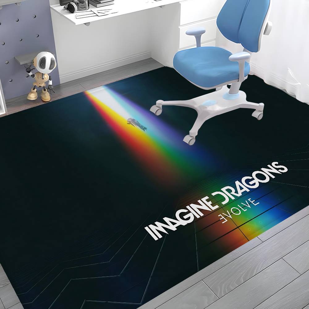 Hot Music I-Imagine D-Dragons Room Mats Cheaper Anti-slip Modern Living Room Balcony Printed Household Carpets