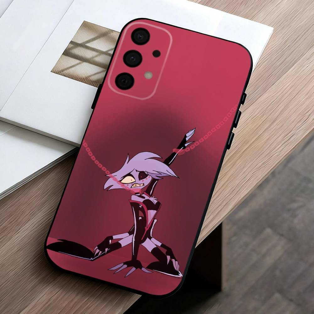 A-Angel D-DustS H-Hazbin H-Hotel   Phone Case For Samsung Galaxy A73,A72,A71,A70,A53,A52,A51,Soft Silicone Black Cover