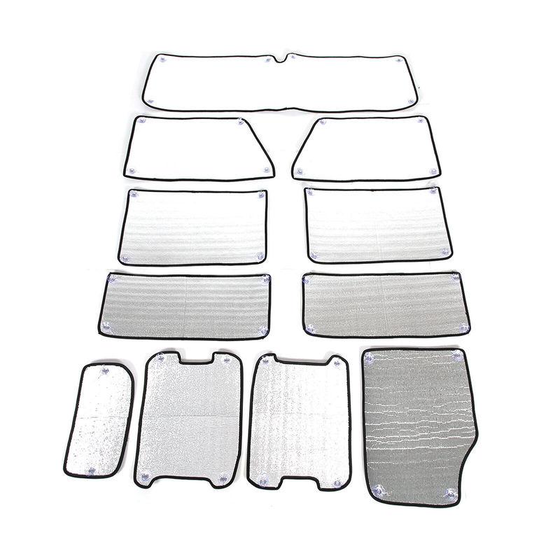 Car Full Window Sunshade Kit Privacy Sunvisor Trim For Ineos Grenadier 2020-2024 Car Styling Silver Windshield Pad Accessories