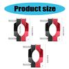 Motorcycle Bumper Clamp Bracket Driving Fog Lights Holder Turn Signal Light Mounting 360 Degree Adjustment
