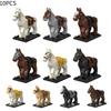 Horse Figure War Minifigures Building Block Model Desktop Decor Children Gift