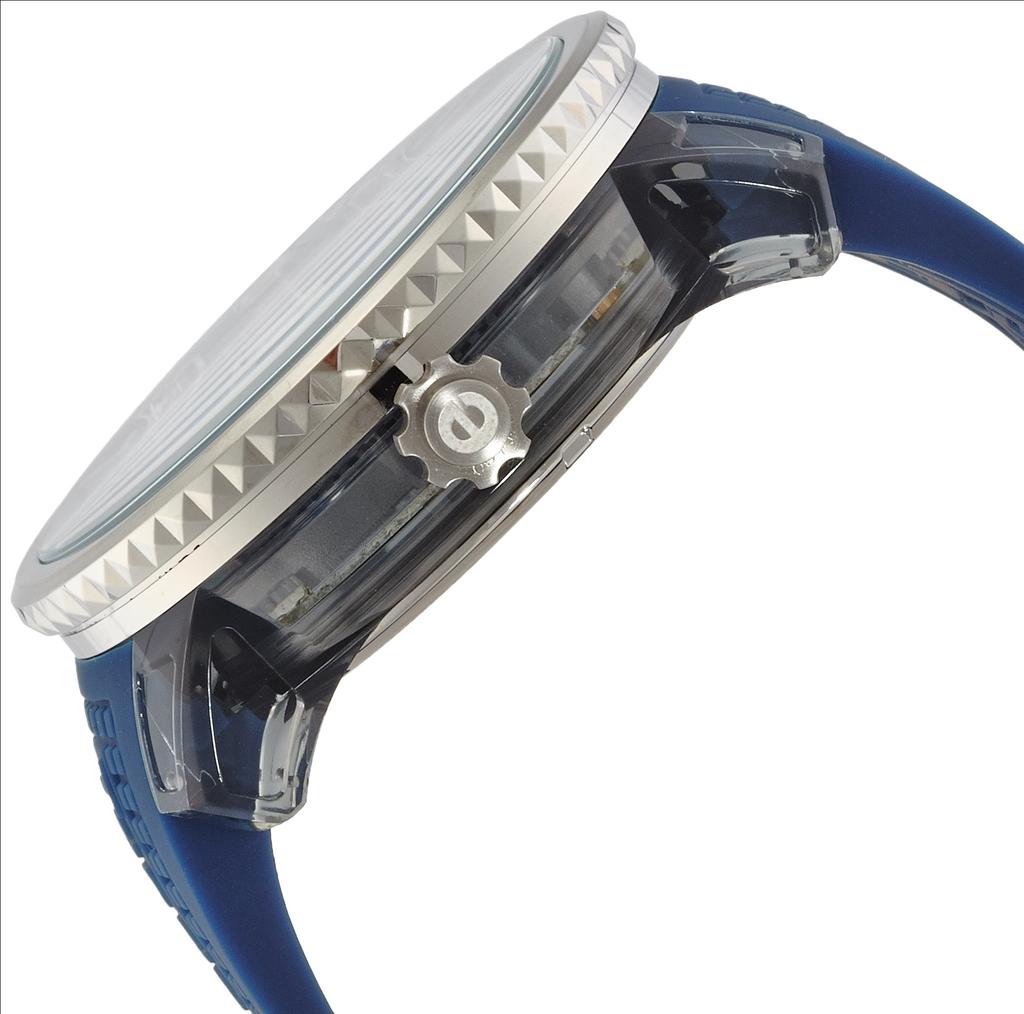 FLASH Watch TG530002 Blue Stainless Mineral 51mm [Tendence] Men's Watch, Dial, Steel, Glass, Quartz, [Used]