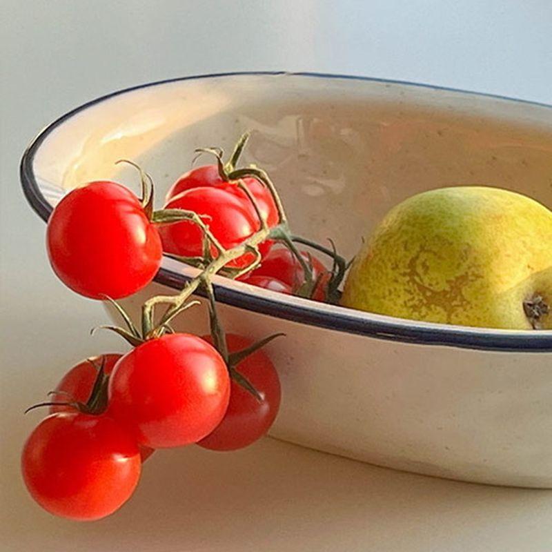 EPOK Epoch - Tiefe ovale Schüssel Blau