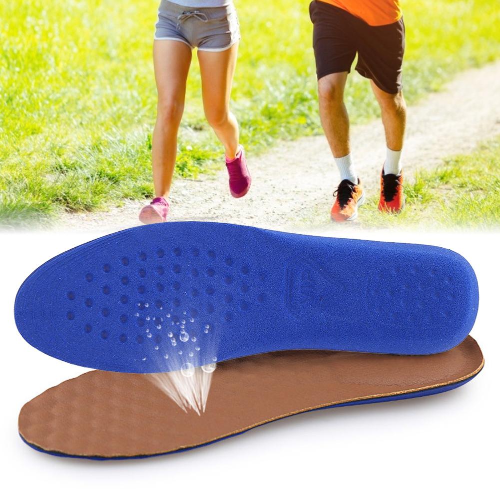 Elastic Damping Pain Relief Sports Insole Unisex Outdoor Soft Breathable Foot PadL(40 45)