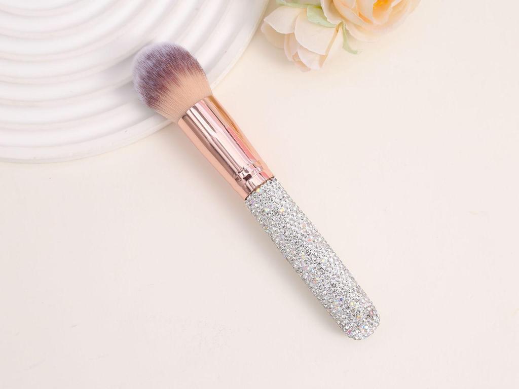 Diamond Handle Eyeshadow Brush - Soft Animal Hair Makeup Tool