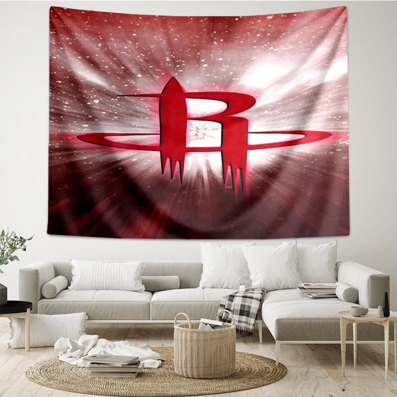 Rockets Basketball Team Quick-Dry Tapestry Hanging for Bedroom,Livingroom, Playroom,Decor Art Room Wall Tapestry Holiday and Birthday Gifts