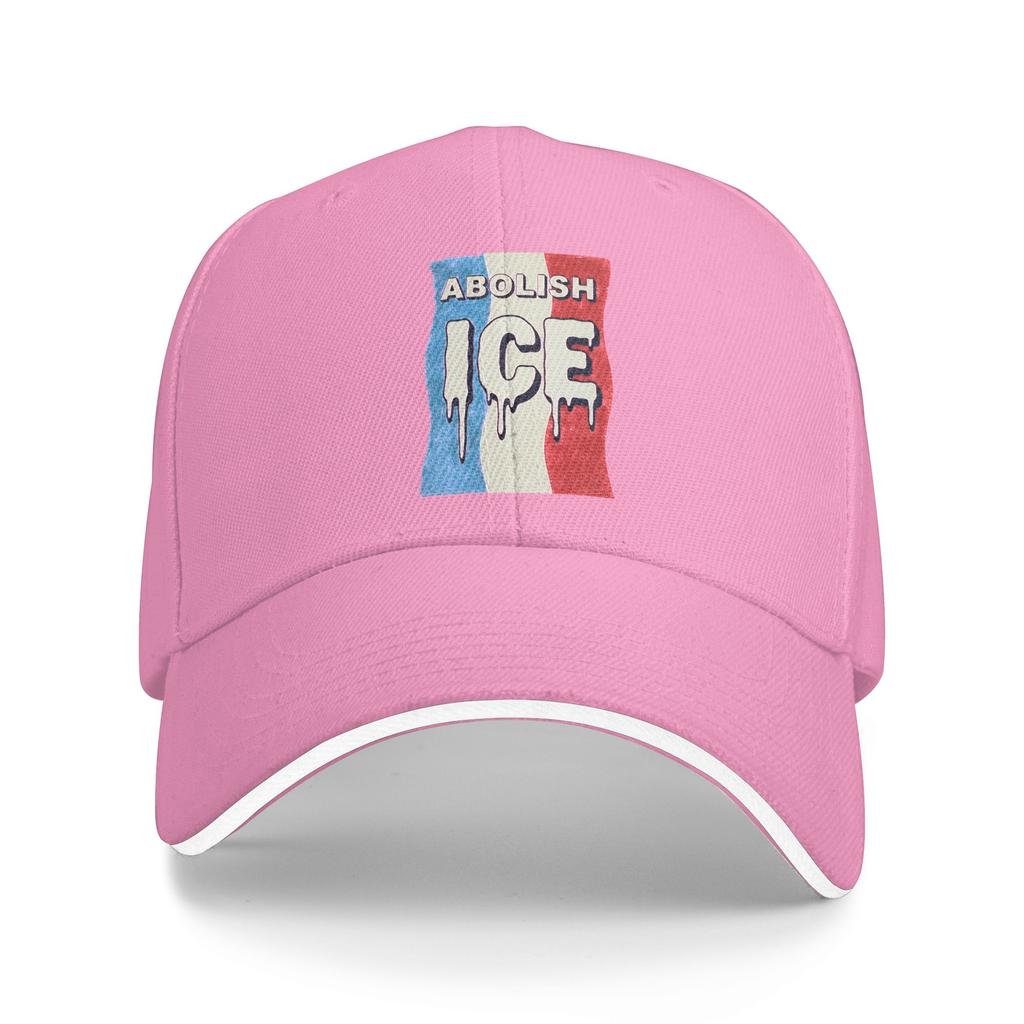 Summer Casual Baseball Cap Abolish Ice Anti ICE Running Hippie Trucker Hat For Couple Women Sun Viso Fitted Retro Baseball Caps