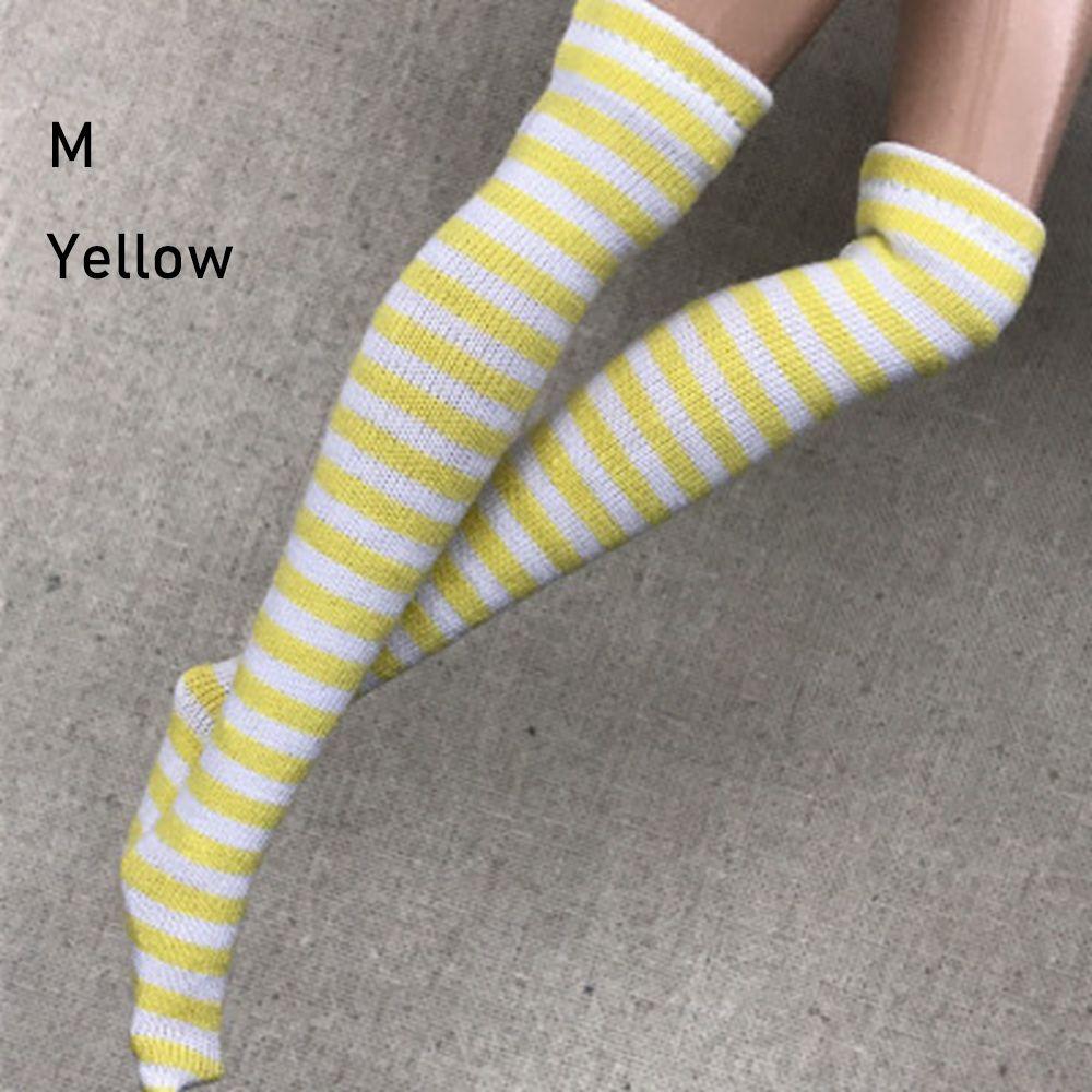 1 Pair Fashion Children  Girl DIY 's Clothes Accessories 1/6  Stockings Christmas Gift Stripe Socks