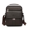 Li Shen Men's Retro Business Crossbody Laptop Bag