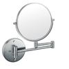 LED Wall-Mounted Telescopic Stainless Steel Makeup Mirror - Double-Sided, High-Definition, Magnifying for Bathrooms