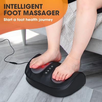 Electric Foot Massager Shiatsu Kneading Feet Machine Deep Muscles 42℃ Hot Compress Relief Fatigue Foot Calf Massage Relaxation
