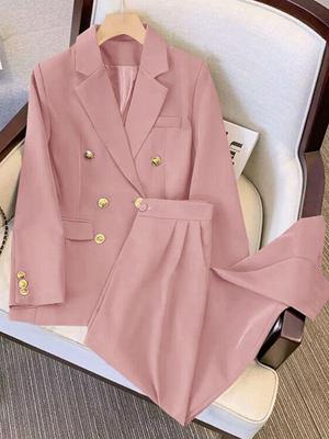 2024 Chic Goddess Suit: Women's Versatile Korean-Style Casual Set for Spring & Autumn