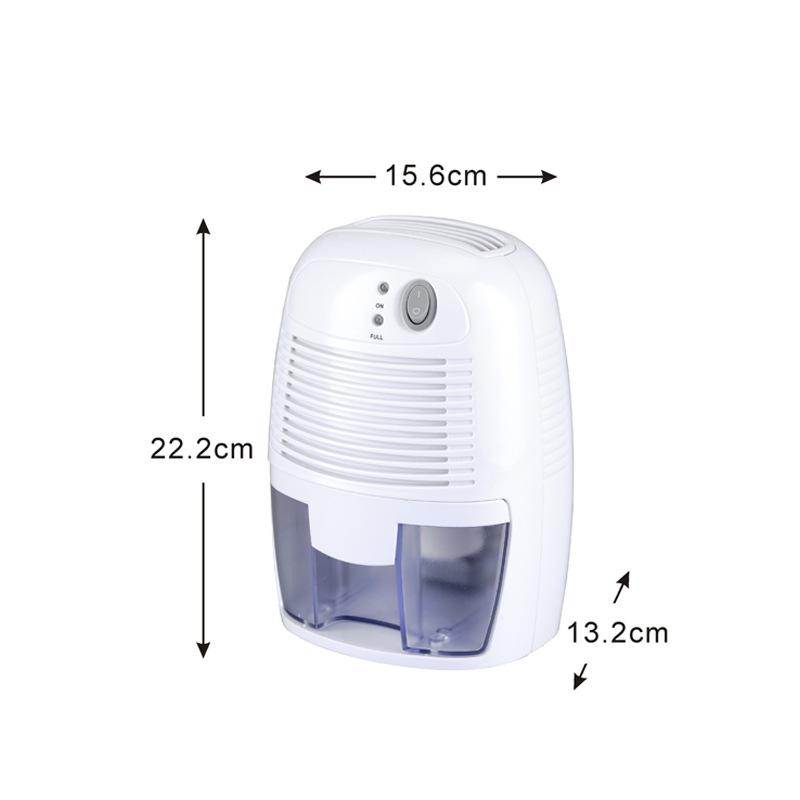 500ML household mini air dehumidifier semiconductor air dryer moisture absorber bedroom office silent electric air dehumidifier.
